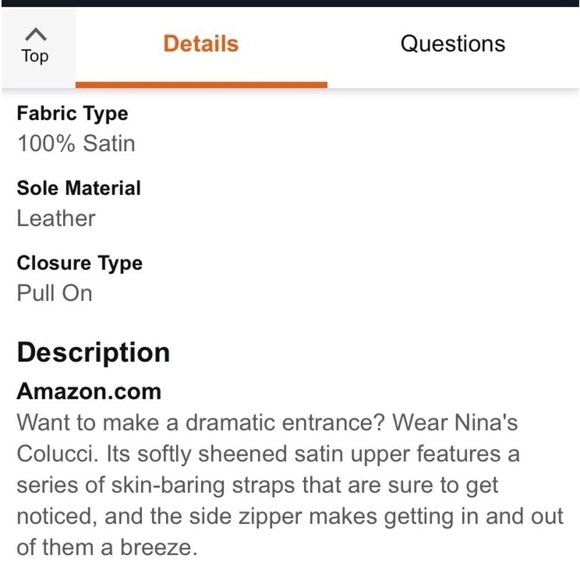 Nina Colucci Black Satin Strappy Peep Toe Pumps Size 8.5 M Ladies Satin Heels - Picture 12 of 12